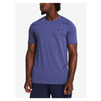 Fialové pánské tričko Under Armour Vanish Seamless Grid SS