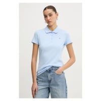 Polo tričko Tommy Jeans modrá barva, DW0DW20160