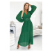 Dámské šaty Numoco 414-3 KLARA | zelená