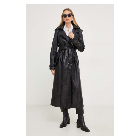 Kabát Answear Lab dámský, černá barva, přechodný, bez zapínání