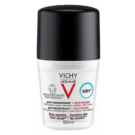 VICHY Homme Antiperspirant pro muže proti skvrnám 50 ml