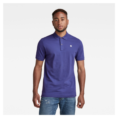 G-STAR Polo T-shirt - Dunda slim polo s\s blue