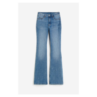 H & M - Flared High Jeans - modrá