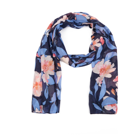 Orsay Růžovo-modrý dámský květovaný šátek - Dámské