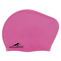 Plavecká čepice aquafeel long hair cap růžová