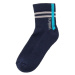 Umbro STRIPED SPORTS SOCKS JNR - 3 PACK Dětské ponožky, tmavě modrá, velikost