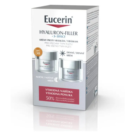 Eucerin Hyaluron-Filler + 3x Effect denní a noční krém 2 x 50 ml