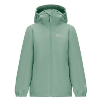 Jack Wolfskin Flaze K, granite green Dětská bunda na zip