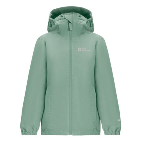 Jack Wolfskin Flaze K, granite green Dětská bunda na zip