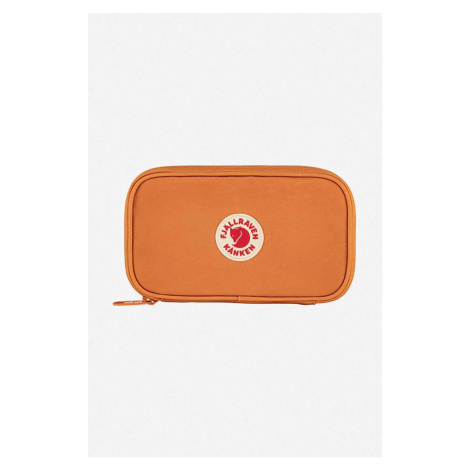 Peněženka Fjallraven Kanken Travel Wallet oranžová barva, F23781.206-206 Fjällräven