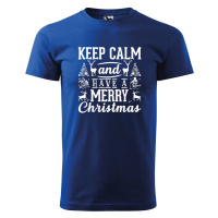 DOBRÝ TRIKO Pánské tričko s potiskem Keep calm christmas