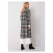 RUE PARIS Black and white houndstooth coat