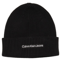 Calvin Klein Jeans INSTITUTIONAL BEANIE Černá