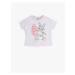 Koton Bambi T-Shirt Thumper Rabbit Print Short Sleeve Crew Neck