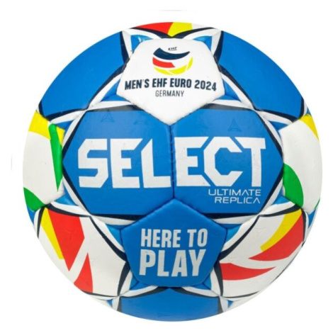 Select REPLICA EHF EURO MEN 2024 Házenkářský míč, bílá, velikost
