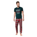 Esotiq & Henderson Pánské pyžamo 39407 Zev ruznobarevne
