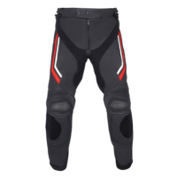 RICHA MATRIX 2 moto kalhoty kožené černá/bílá/červená