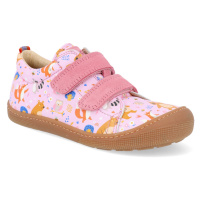 Barefoot dětské tenisky Koel - Danny Print Bear Pink růžové