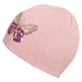 Lewro ROSIE Dívčí pletená čepice, růžová, velikost