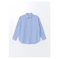 LC Waikiki Striped Oversize Women's Shirt