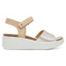 Sandály ECCO Flowt Wedge 27231360704 Zlatá