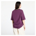 Tričko New Era Pinstripe Oversized Tee UNISEX Damson/ Black