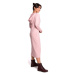 Bewear Dámské mikinové šaty Hajnrich B128 růžová Růžová