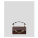 Crossbody karl lagerfeld k/seven grainy sp cb suede dark chocolate