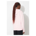 Mikina Ellesse dámská, růžová barva, s kapucí, s aplikací, SGS08848-011