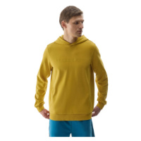 Pánská mikina s kapucí 4F SWEATSHIRT-4FWSS24TSWSM0948-71S-YELLOW