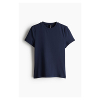 H & M - Přiléhavé tričko - modrá