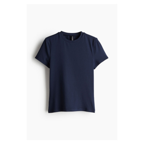 H & M - Přiléhavé tričko - modrá H&M