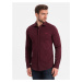 Men's cotton single jersey knit REGULAR shirt - maroon V3 OM-SHCS-0138