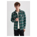 DEFACTO Regular Fit Checkered Lumberjack Long Sleeve Shirt