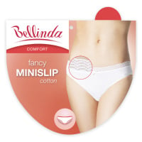 Bellinda FANCY COTTON MINISLIP - Women's panties with lace trim - white