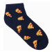 Inny Jedinečné granátové ponožky Pizza U313