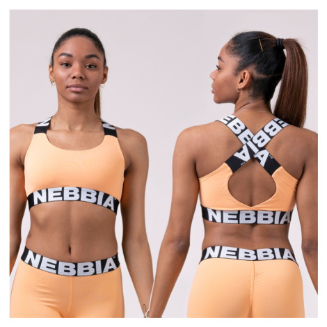 NEBBIA - Podprsenka POWER YOUR HERO 535 (apricot) - NEBBIA