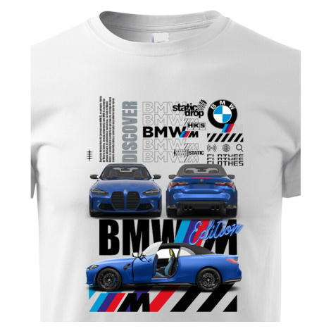 Dětské tričko s potiskem BMW M4 - tričko pro milovníky aut BezvaTriko