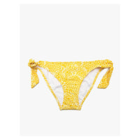 Koton Normal Waist Patterned Bikini Bottoms