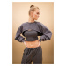 DEFACTO Cool Crop Wash Pale Effect Sweatshirt