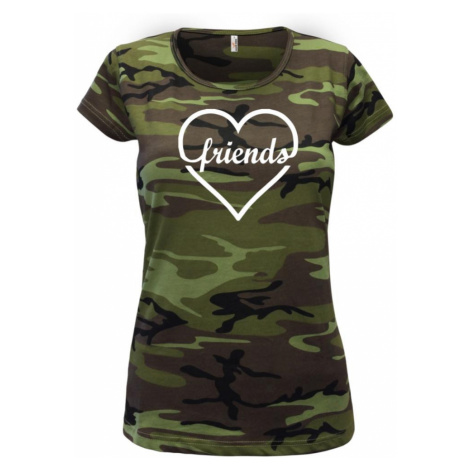 Friends (párové triko) - Dámské maskáčové triko