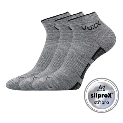 VOXX® ponožky Dukaton světle šedá 3 pár 100722