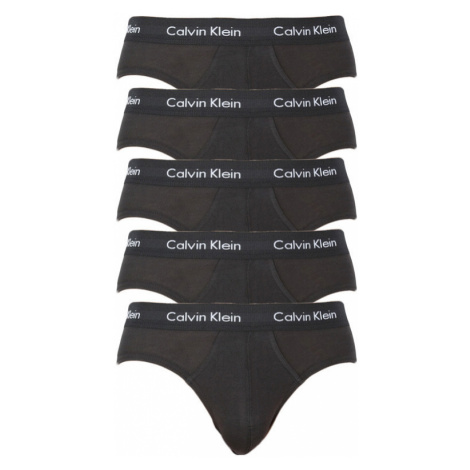 5PACK pánské slipy Calvin Klein černé (NB2876A-XWB)