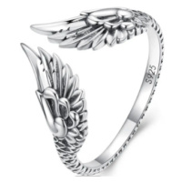 Klenoty Amber Stříbrný otevřený prsten křídla