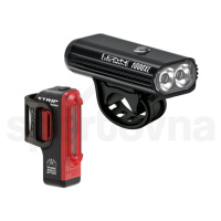 Sada světel Lezyne Lite Drive 1000XL / Strip Pro Pair 11-LED-16P-V504 - black/high gloss
