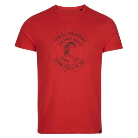 O'Neill EXPLORE Pánské tričko s krátkým rukávem, červená, velikost