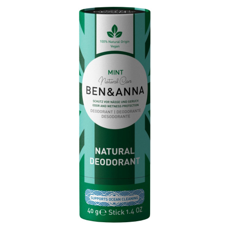 Ben & Anna Ben & Anna Tuhý deodorant - Máta, 40 g