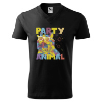 DOBRÝ TRIKO Pánské V tričko s potiskem Party animal