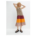 Bonprix RAINBOW šaty s barevnými pruhy Barva: Béžová, Mezinárodní