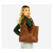 Městská kabelka shopper bag taška z přírodní kůže handmade